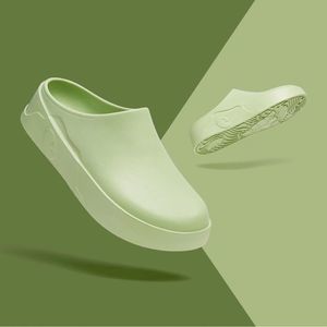 UIN Men's Sandals Beach Summer Travel Anti-Slip Slippers (Tenerife-Sage Green)